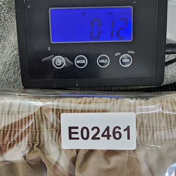 Basic Editions Pants Womens L Tan Khaki High Rise Pull On Skinny Ankle Chino - Picture 10 of 10